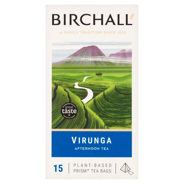 Birchall Virunga Afternoon Tea Bags, 15 Per Pack