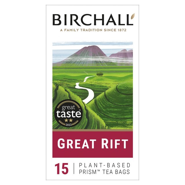 Birchall Great Rift Breakfast Blend Tea Bags, 15 Per Pack