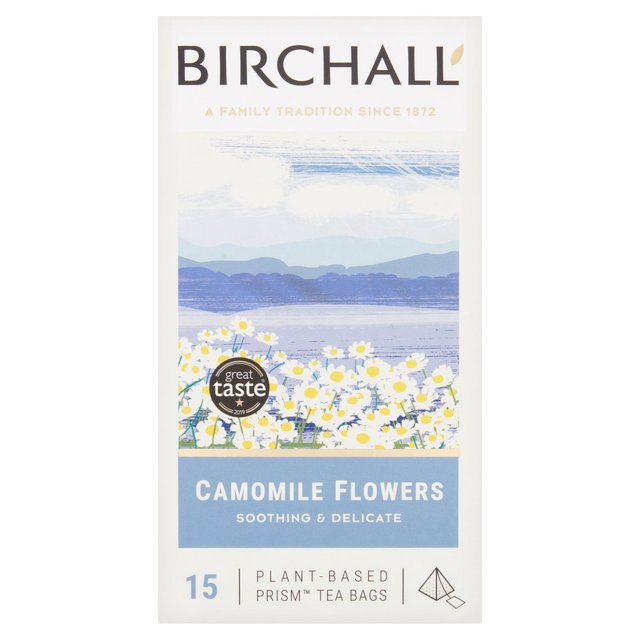 Birchall Camomile Flowers Tea Bags, 15 Per Pack