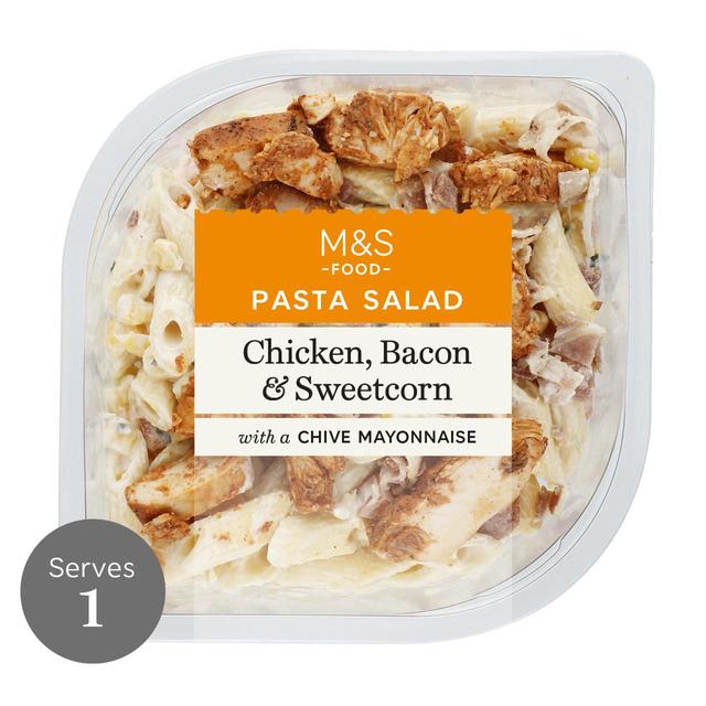 M & S Chicken, Bacon & Sweetcorn Pasta Salad, 380g