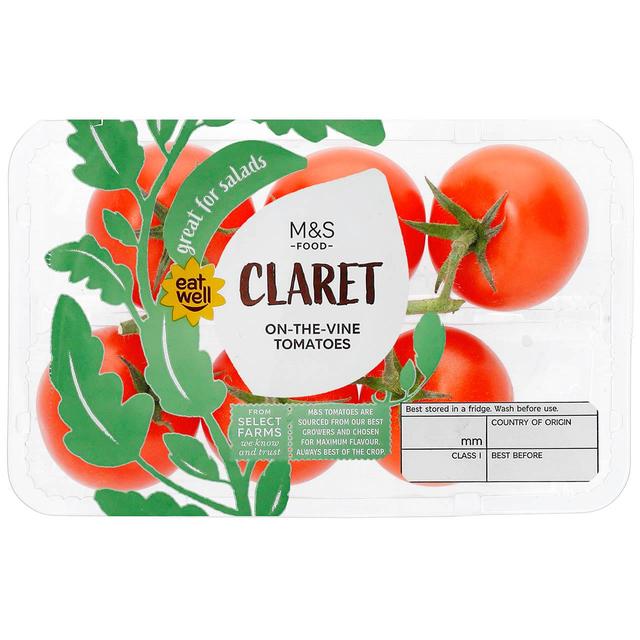 M & S Vine Ripened Claret Tomatoes, 230g
