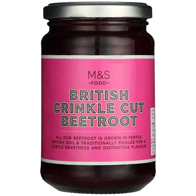 M & S British Sweet Crinkle Cut Beetroot, 340g
