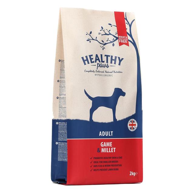 Healthy Paws Game & Millet Adult Dog Food, 2kg