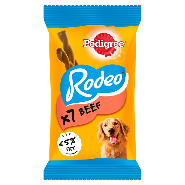 Pedigree Rodeo Adult Dog Treats Beef, 7 x 18g