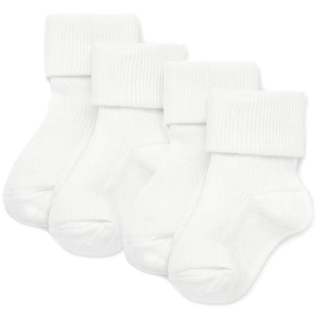 M & S Baby Socks, Size White, 0-6 Months