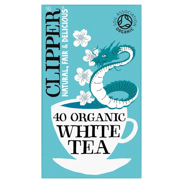 Clipper Organic & Fairtrade White Tea, 40 Per Pack