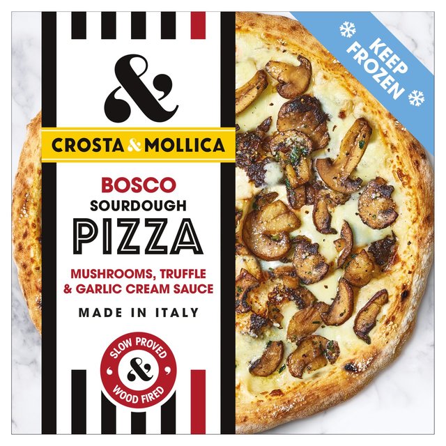 Crosta & Mollica Bosco Sourdough Pizza With Truffle & Mushrooms, 443g