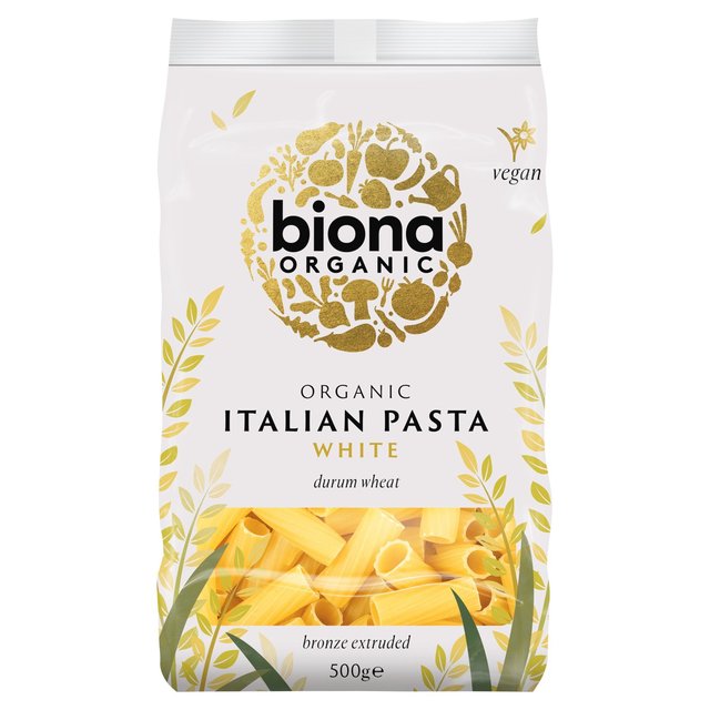 Biona Organic White Rigatoni Pasta, 500g