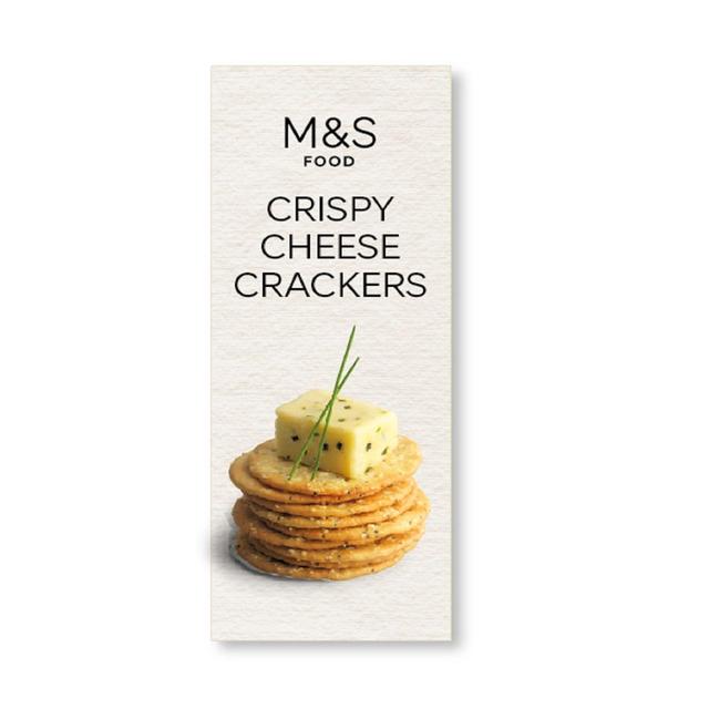 M & S Crispy Cheese Crackers, 150g
