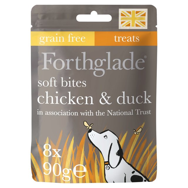 Forthglade National Trust Soft Bites Chicken With Duck Dog Treats, 90g