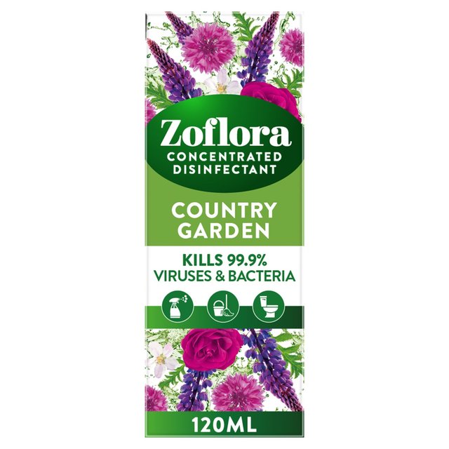 Zoflora Concentrated Disinfectant Country Garden, 120ml