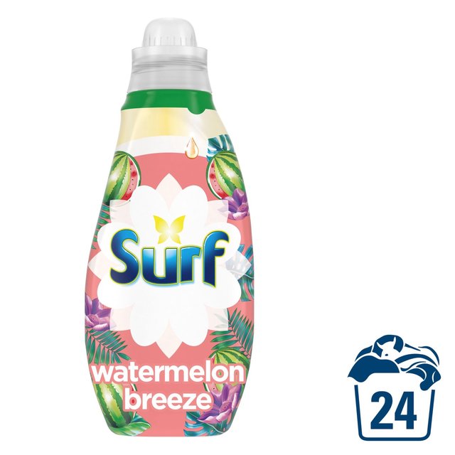 Surf Watermelon Breeze Concentrated Liquid Laundry Detergent 24 Washes, 648ml