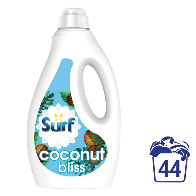 Surf Coconut Bliss Concentrated Liquid Laundry Detergent 44 Washes, 1188ml