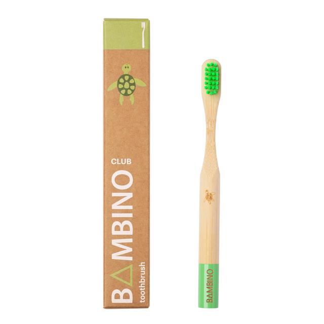 Bamboo Club Bambino Green Kids Toothbrush, One Size