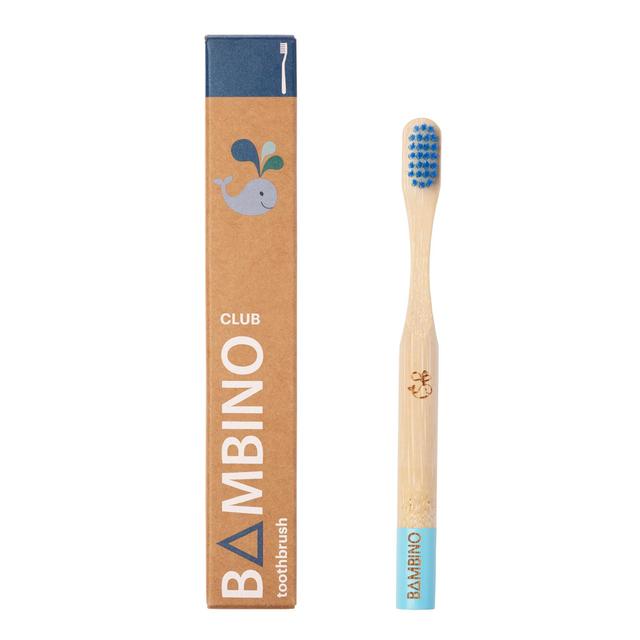 Bamboo Club Bambino Blue Kids Toothbrush, One Size