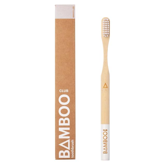 Bamboo Club White Adult Toothbrush, One Size
