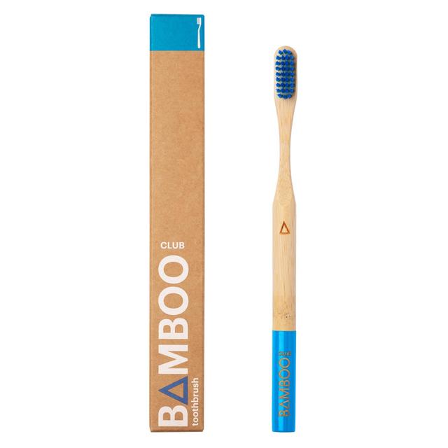 Bamboo Club Blue Adult Toothbrush, One Size