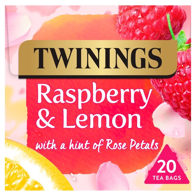 Twinings Raspberry & Lemon Fruit Tea, 20 Per Pack