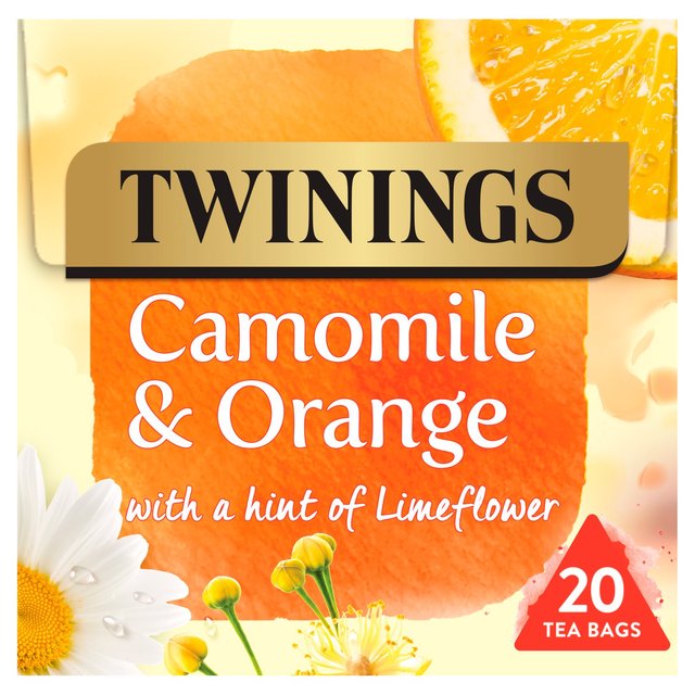Twinings Camomile & Orange Herbal Tea, 20 Per Pack