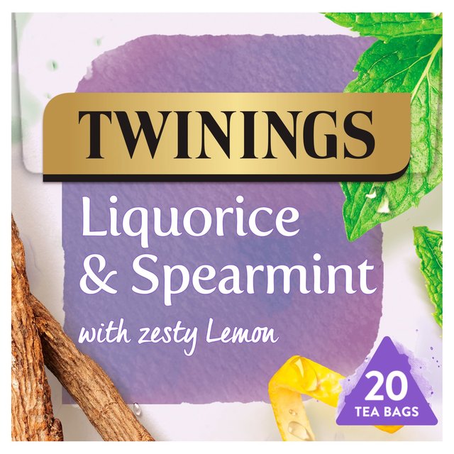 Twinings Liquorice & Spearmint Herbal Tea, 20 Per Pack