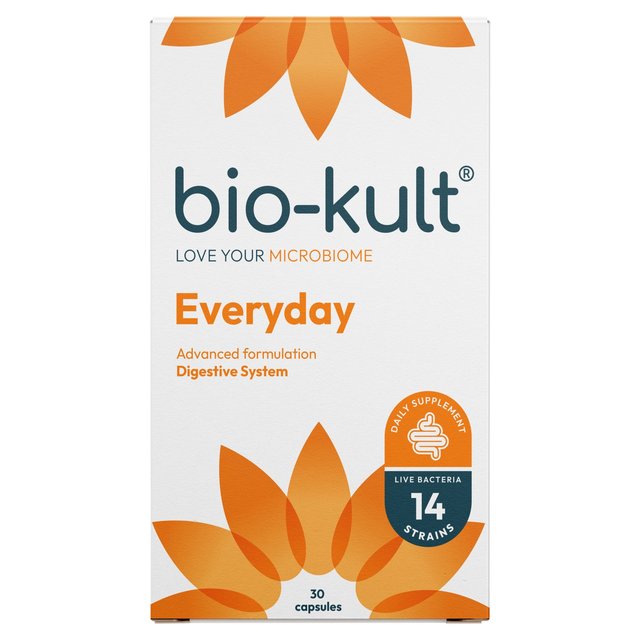 Bio-Kult Everyday Probiotics Gut Supplement Capsules, 30 Per Pack