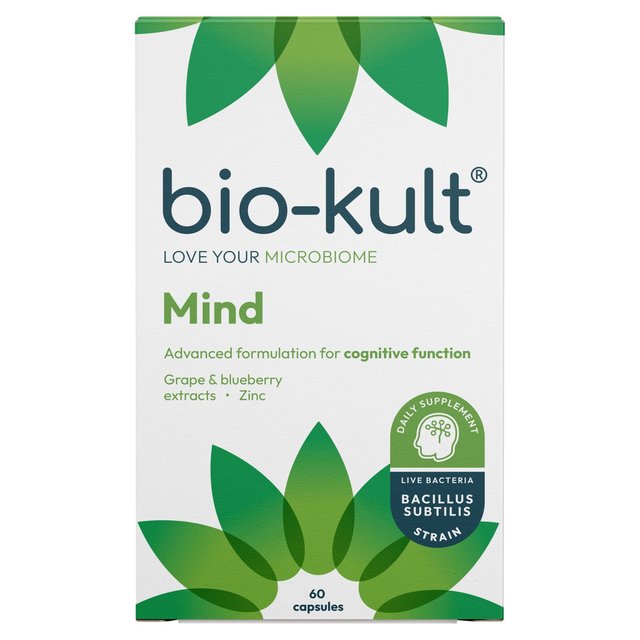 Bio-Kult Probiotics Mind Gut Supplement Capsules, 60 Per Pack