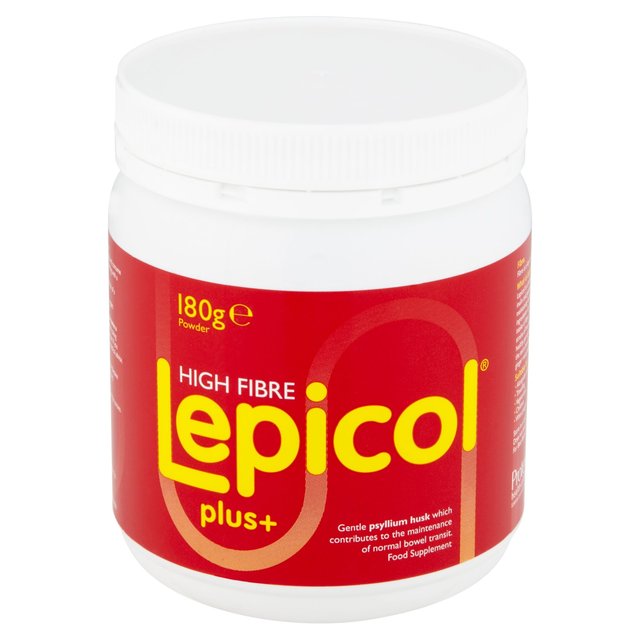 Lepicol High Fibre Plus+ Psyllium Husk Normal Bowel Supplement Powder, 180g