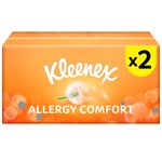 Kleenex Hayfever Allergy Comfort Facial Tissues - Twin Box