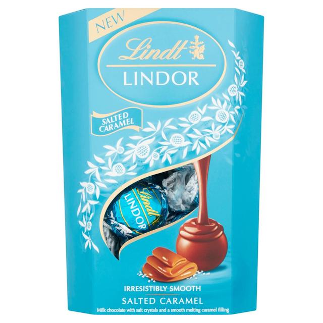 Lindt Lindor Milk Salted Caramel Chocolate Truffles, 200g