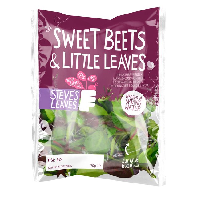 Steve’s Leaves Sweet Beets & Little Leaves, 70g