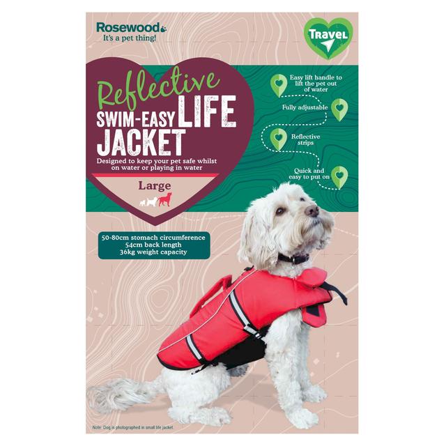 Rosewood Reflective Swim-Easy Life Jacket, Large
