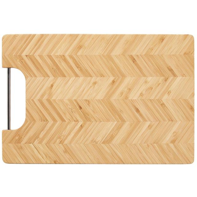 M & S Hexagonal Wood Chopping Board 40cm