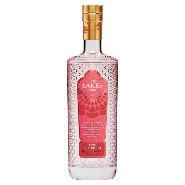 The Lakes Distillery Pink Grapefruit Gin, 70cl