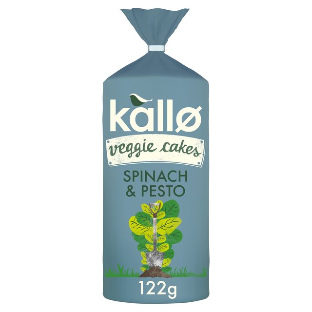 Kallo Spinach & Pesto Veggie Cakes, 122g