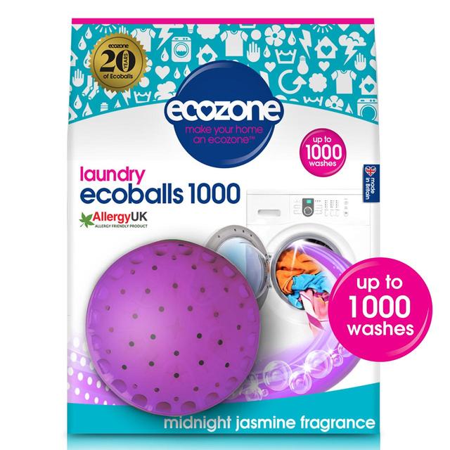 Ecozone Laundry Ecoballs 1000 Washes Midnight Jasmine, 605g