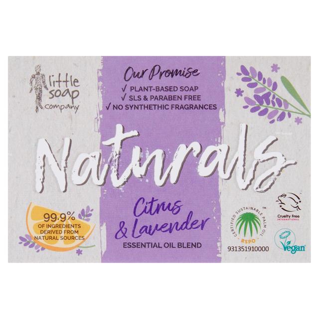 Little Soap Company Naturals Bar Soap Citrus & Lavender, 100g
