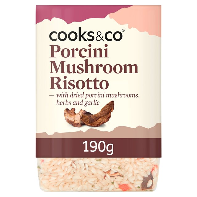Cooks & Co Porcini Mushroom Risotto, 190g