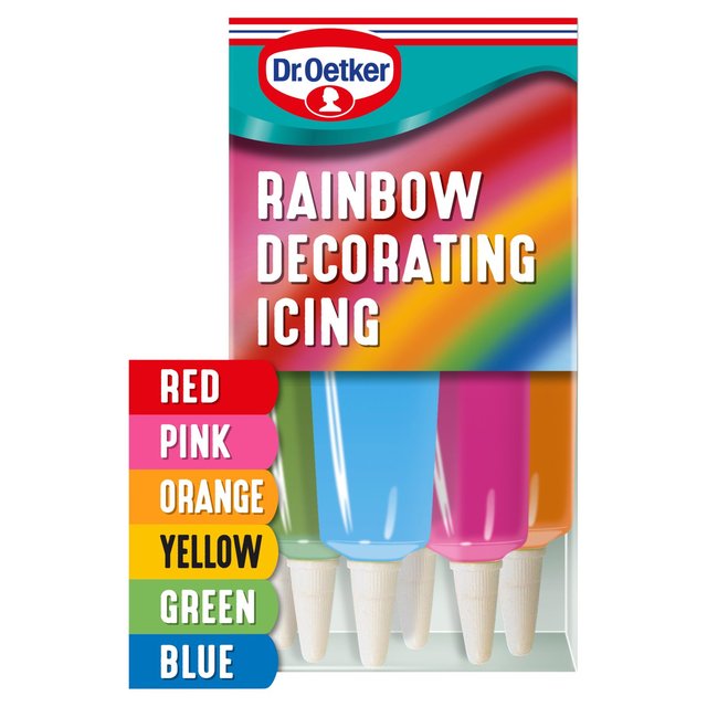 Dr. Oetker Rainbow Decorating Icing, 114g