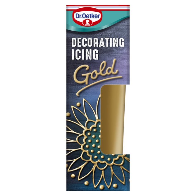 Dr. Oetker Gold Decorating Icing, 50g