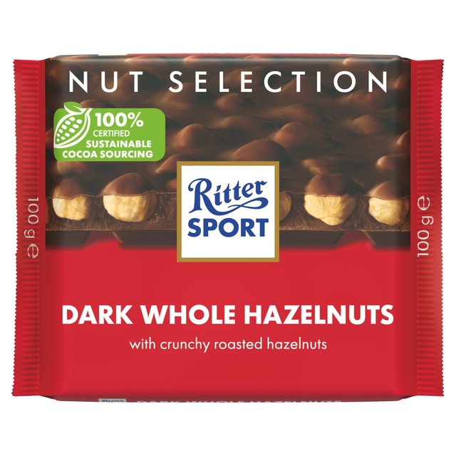 Ritter Sport Nut Perfection Dark Whole Hazelnut, 100g