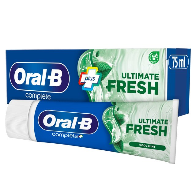 Oral-B Complete Plus Ultimate Fresh Cool Mint Toothpaste, 75ml
