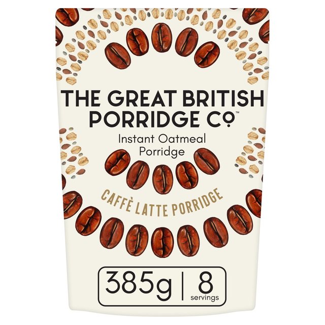 The Great British Porridge Co Caffe Latte Porridge, 385g