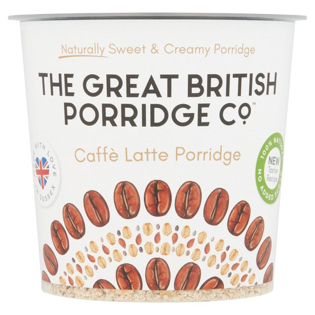 The Great British Porridge Co Caffe Latte Porridge Pot, 60g