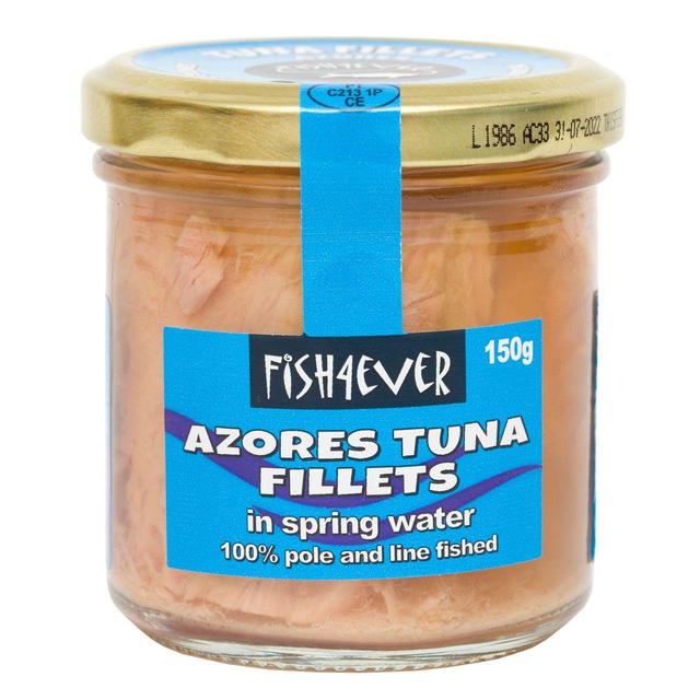 Fish 4 Ever Azores Tuna Fillets in Spring Water, 150g
