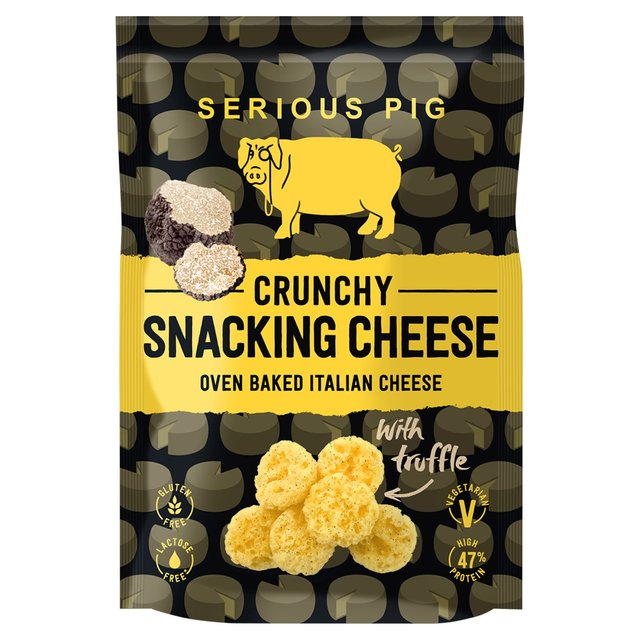 Serious Pig Crunchy Oven Baked Italian Cheese Snacks With Truffle, 24g