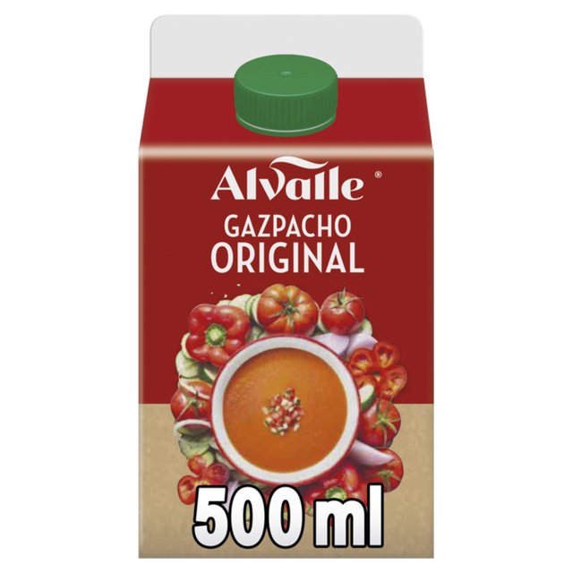 Alvalle Gluten Free Gazpacho Original Vegetable Soup, 500ml