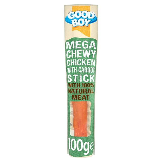 Good Boy Mega Chewy Chicken With Carrot Stick Dog Treat, 100g