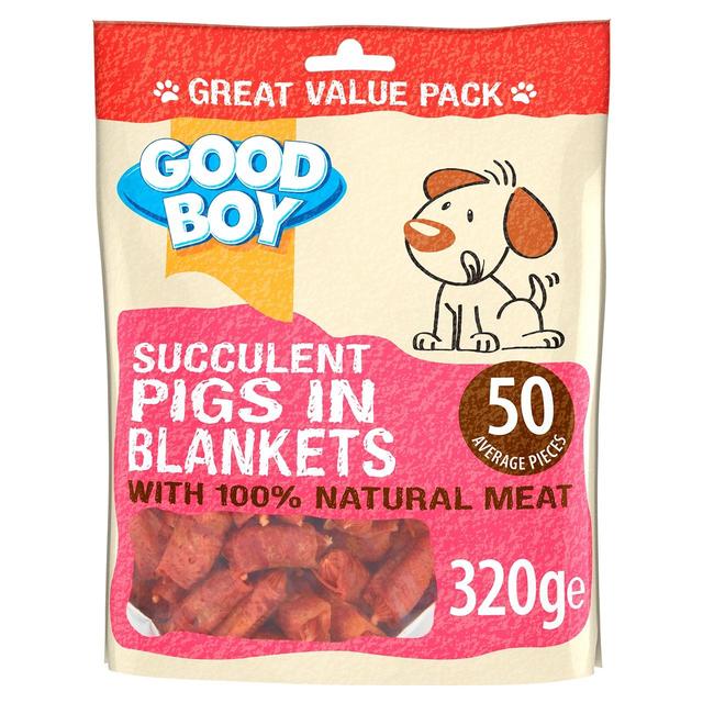 Good Boy Pigs in Blankets Dog Treats, 320g