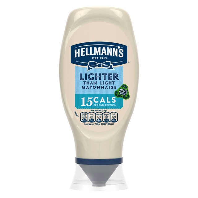 Hellmann’s Lighter Than Light Squeezy Mayonnaise, 430ml