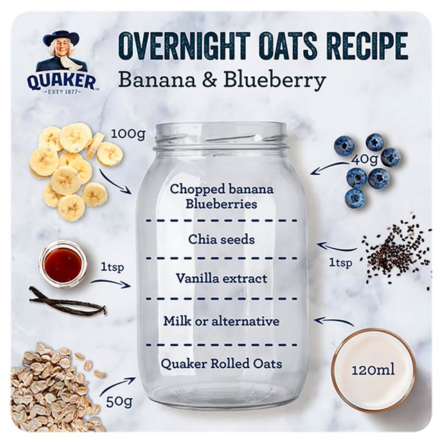 Quaker Oats Jumbo Rolled Oats Porridge Cereal | Ocado